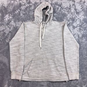 American Eagle Outfitters AEO Men's Marled Gray Baja Hoodie Size Small